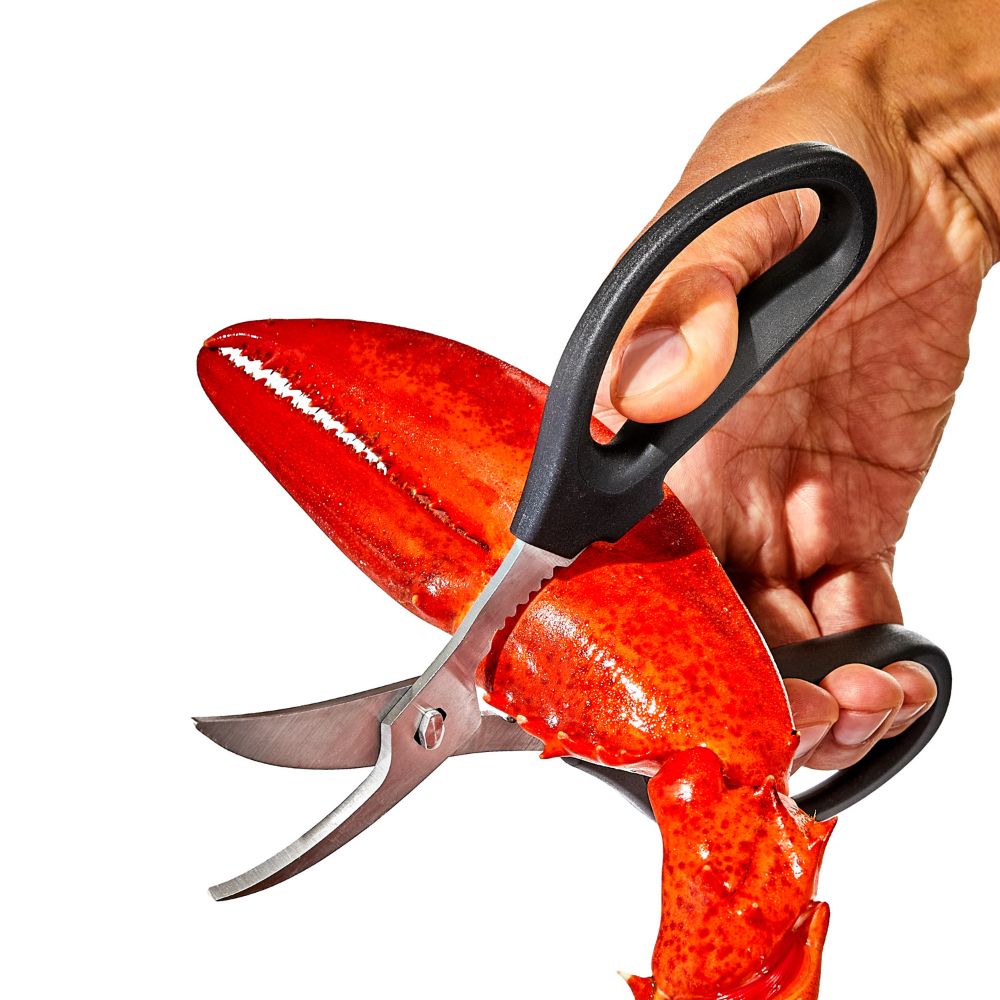 Zeevruchtenschaar GOOD GRIPS 19 cm, zwart, kunststof, OXO