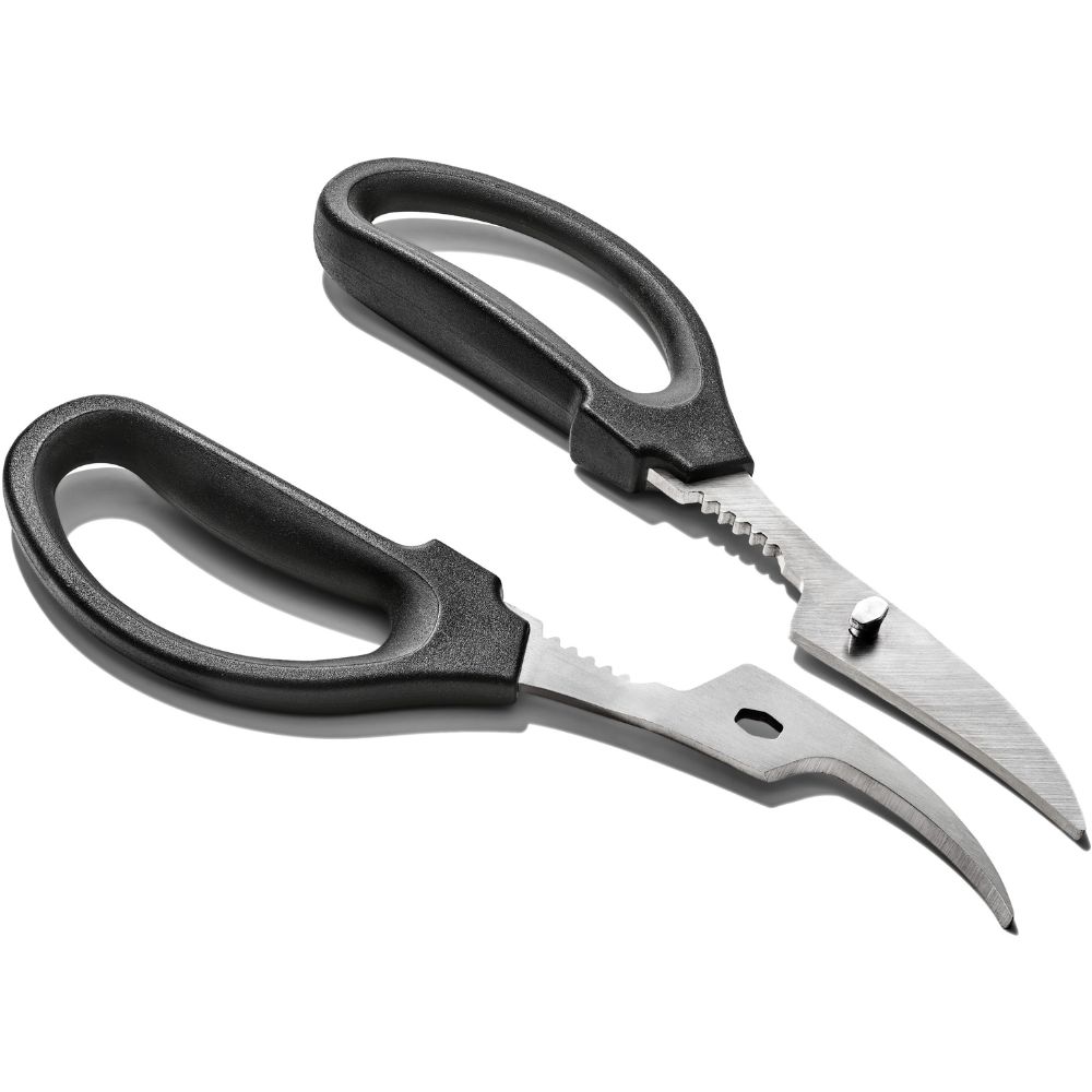 Zeevruchtenschaar GOOD GRIPS 19 cm, zwart, kunststof, OXO