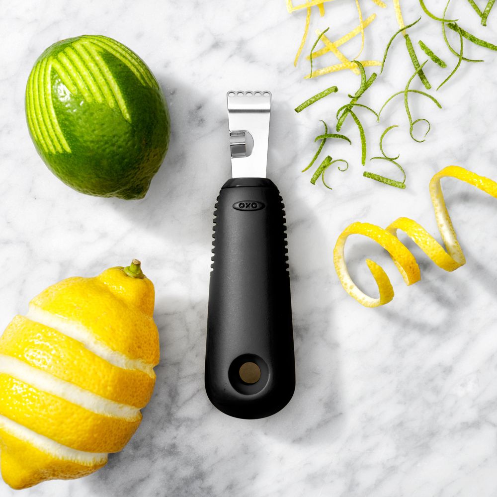 Citruszesteur GOOD GRIPS 13 cm, zwart, kunststof, OXO