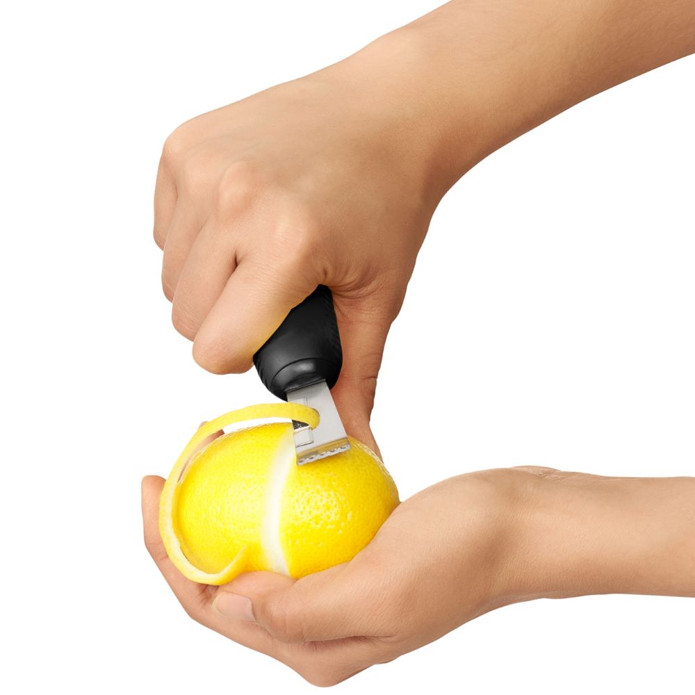 Citruszesteur GOOD GRIPS 13 cm, zwart, kunststof, OXO