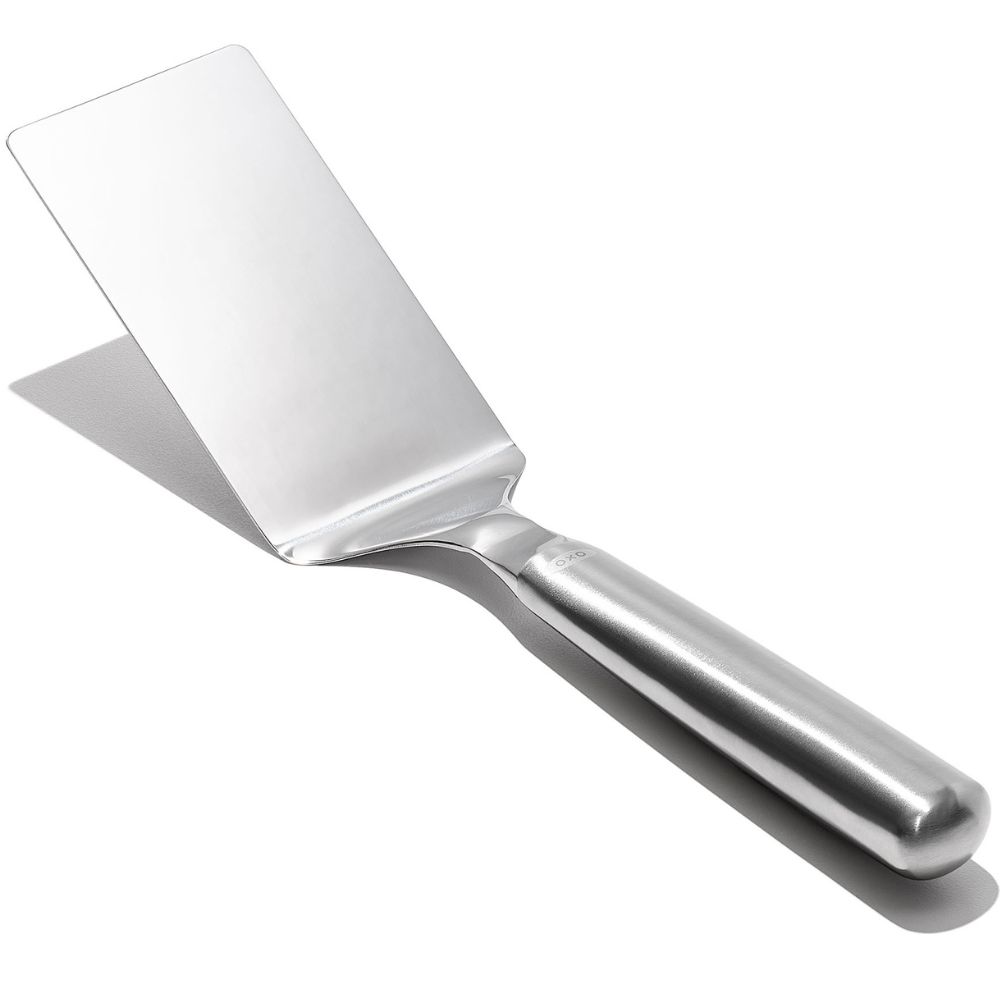 Bakspaan STEEL 27 cm, zilver, roestvrij staal, OXO
