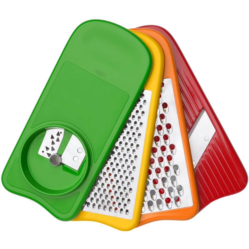 Raspset GOOD GRIPS, 4-delig stuks, kunststof, OXO