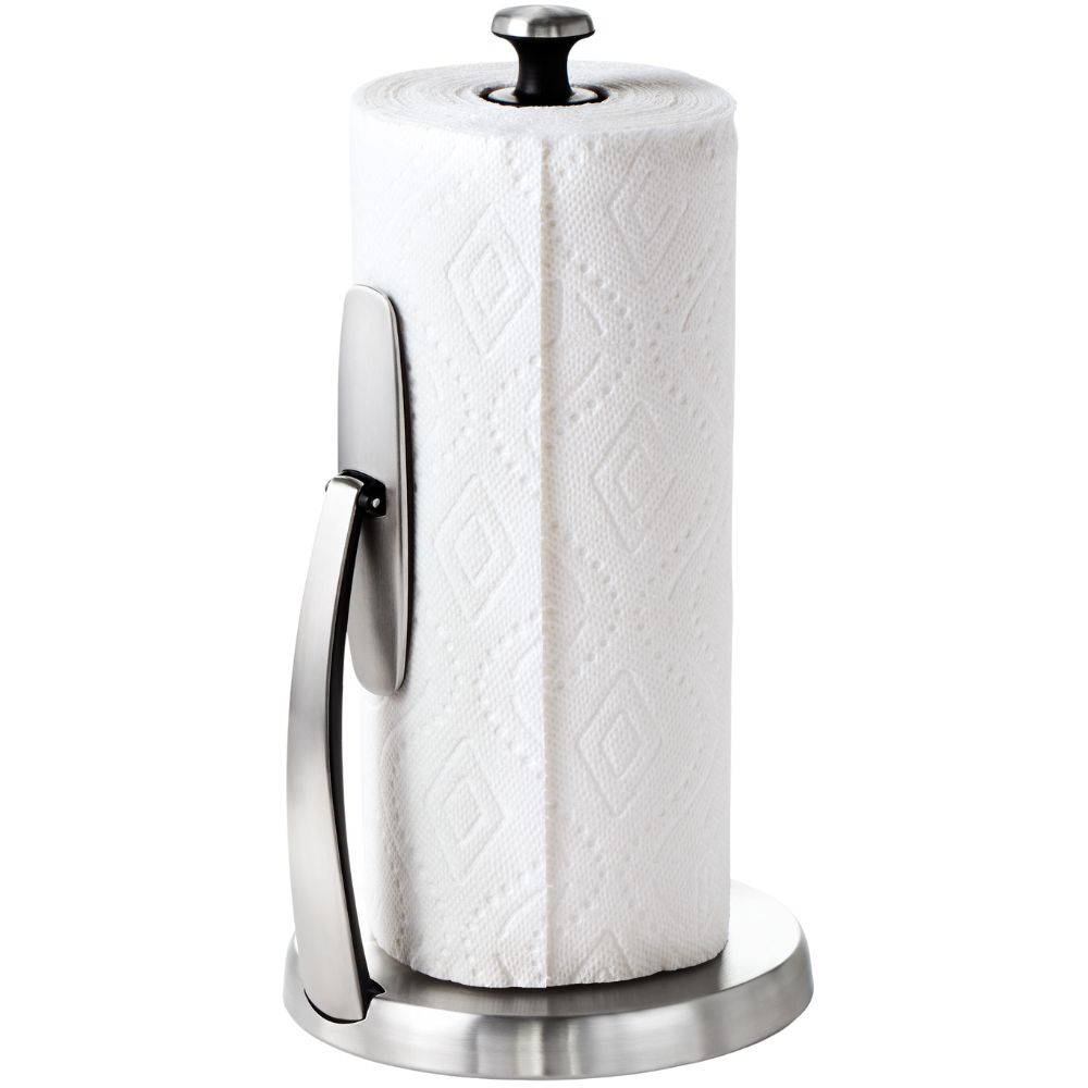 Keukenrolhouder GOOD GRIPS 31 cm, zilver, roestvrij staal, OXO