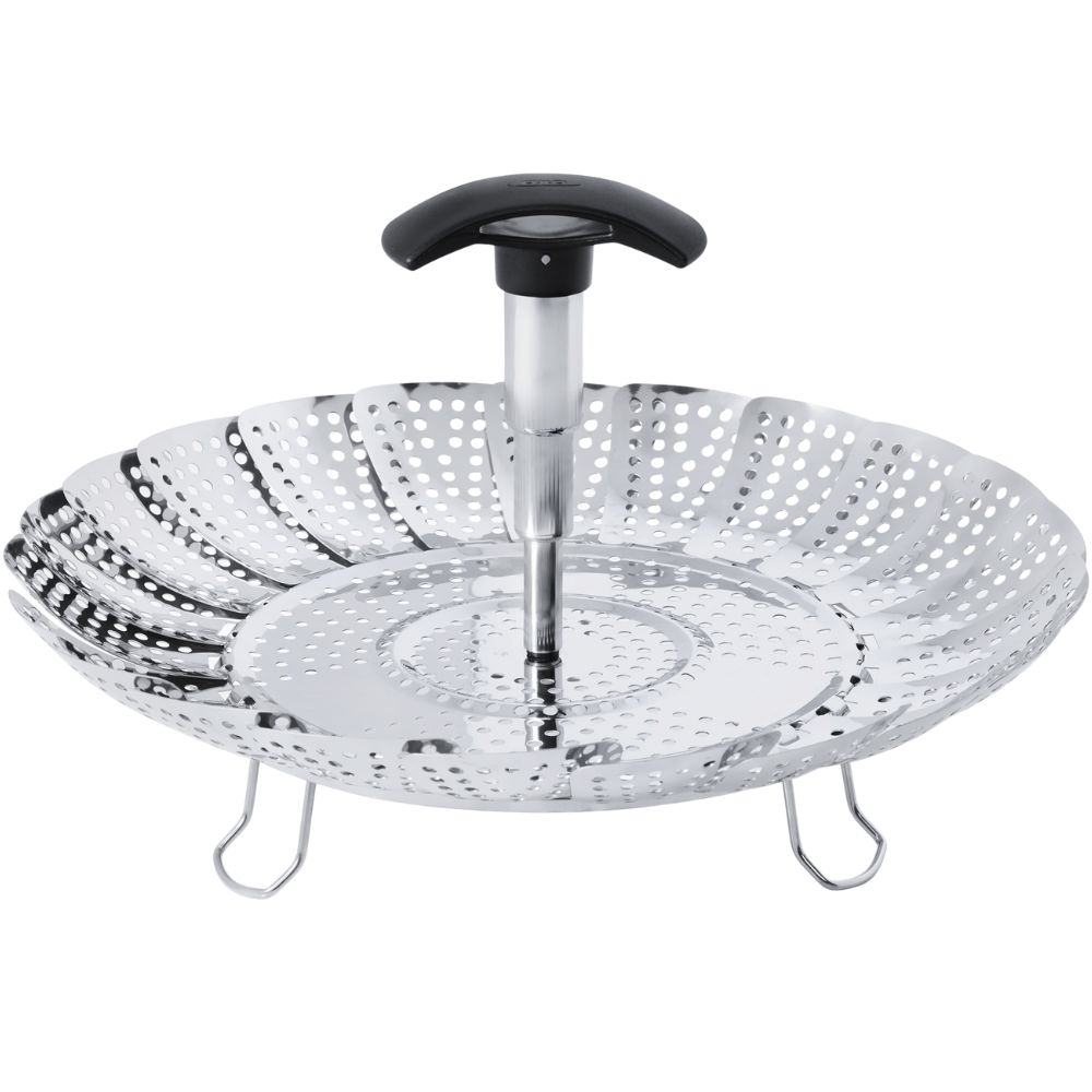 Stoominzet GOOD GRIPS 27 cm, zilver, roestvrij staal, OXO
