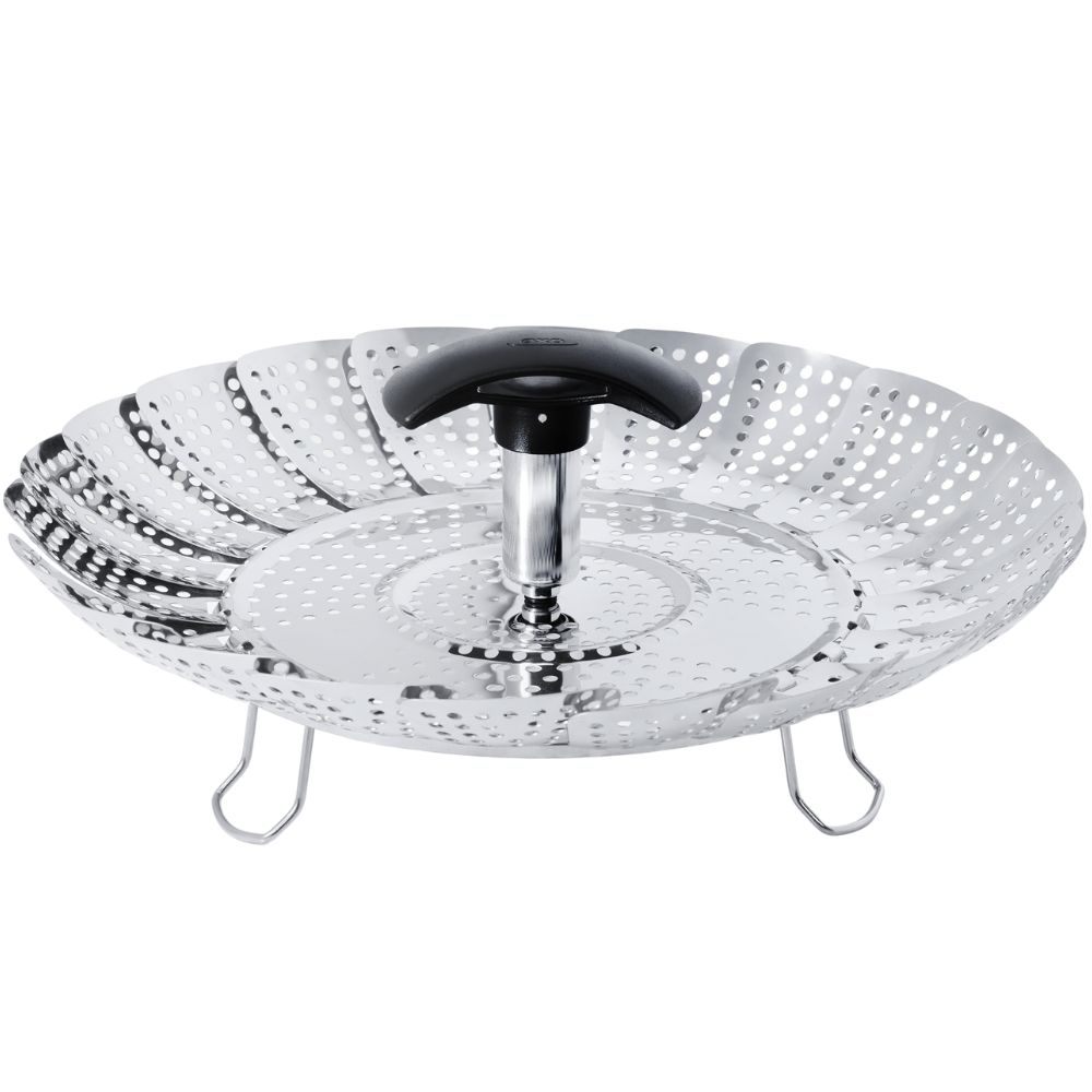 Stoominzet GOOD GRIPS 27 cm, zilver, roestvrij staal, OXO