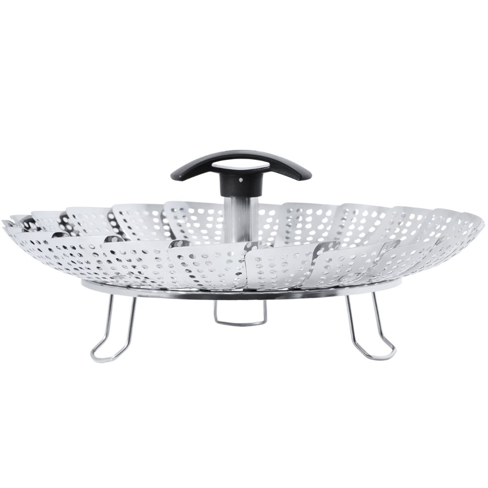 Stoominzet GOOD GRIPS 27 cm, zilver, roestvrij staal, OXO