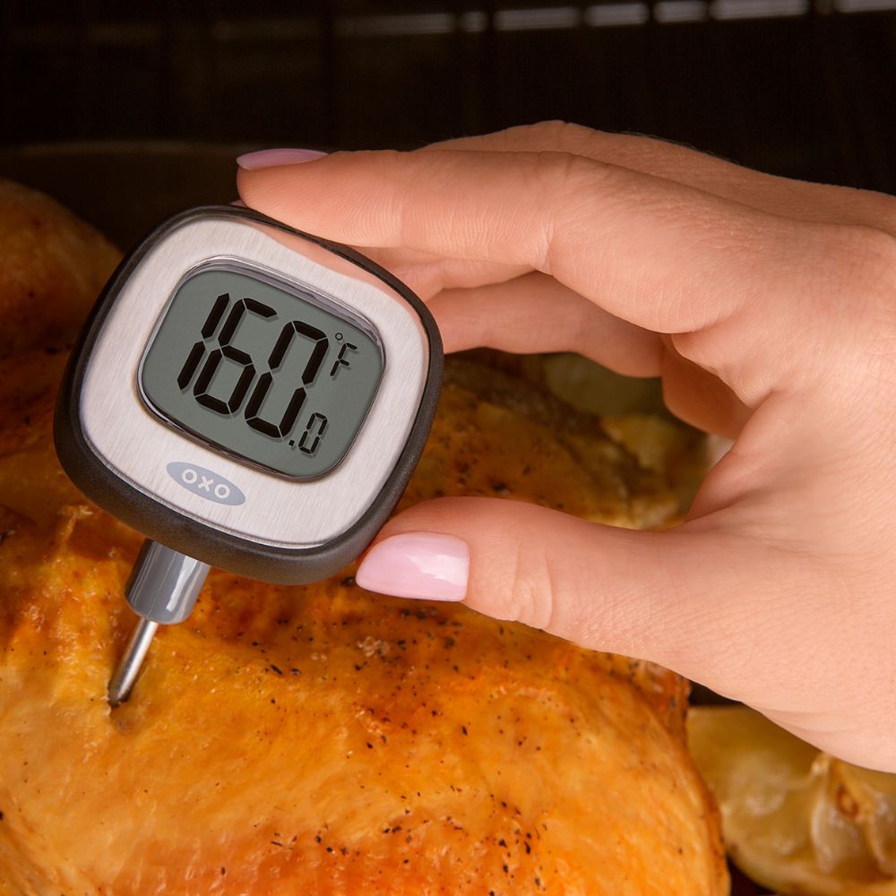 Barbecue-thermometer GOOD GRIPS 25 cm, zwart, kunststof, OXO