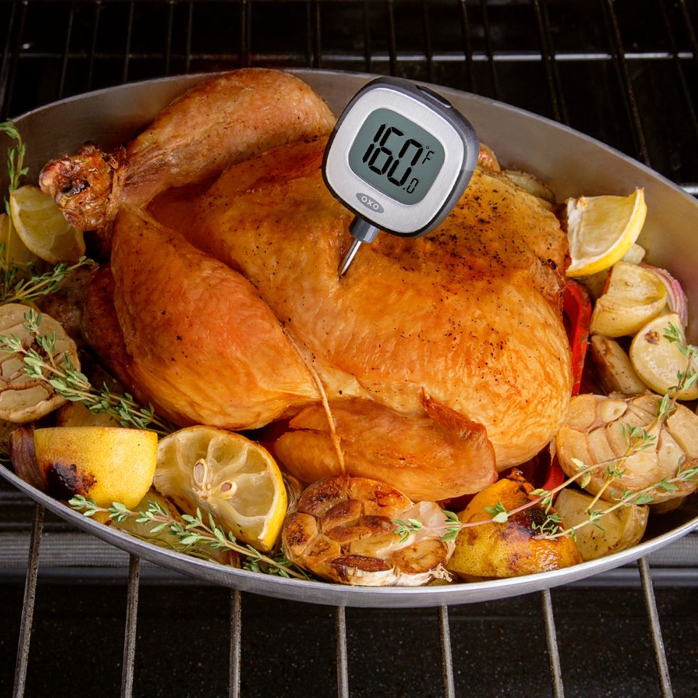 Barbecue-thermometer GOOD GRIPS 25 cm, zwart, kunststof, OXO