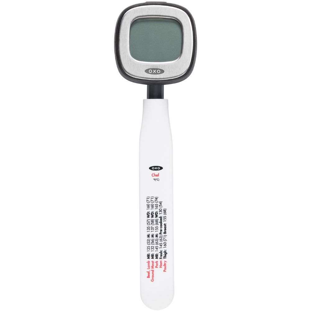 Barbecue-thermometer GOOD GRIPS 25 cm, zwart, kunststof, OXO