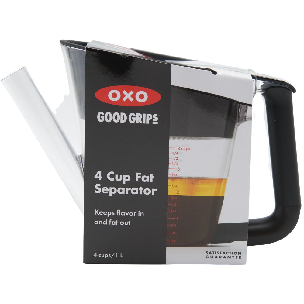Vetafscheider GOOD GRIPS 1,0 l, zwart, kunststof, OXO