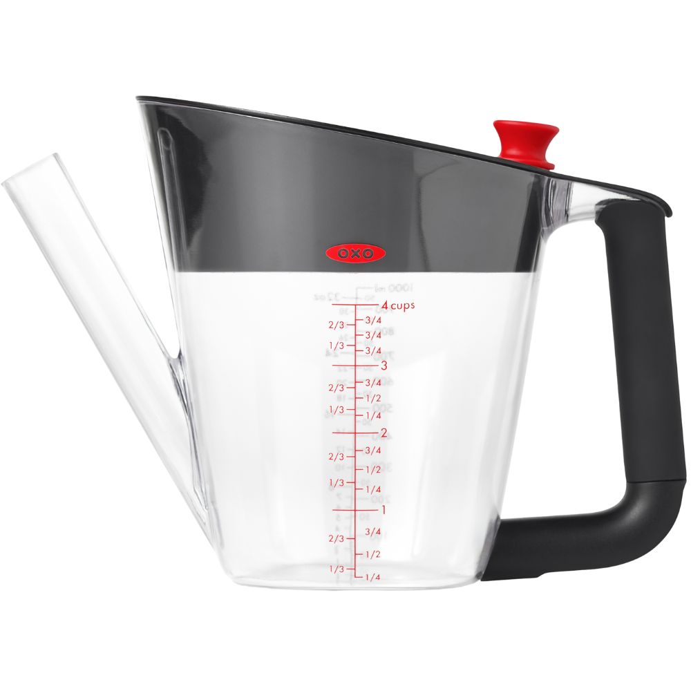 Vetafscheider GOOD GRIPS 1,0 l, zwart, kunststof, OXO