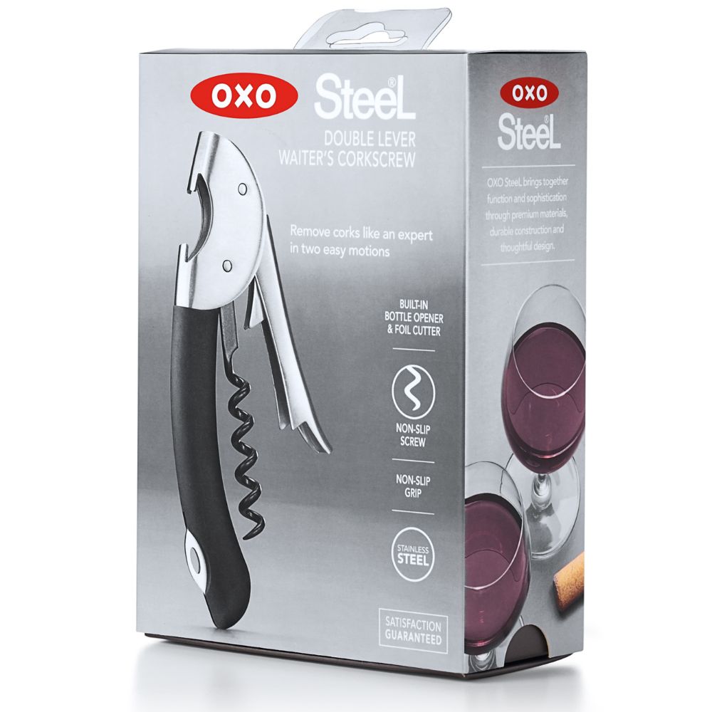 Sommeliersmes GOOD GRIPS 19 cm, zwart, roestvrij staal, OXO
