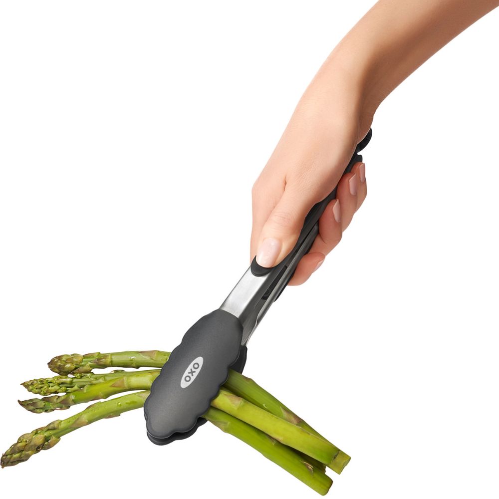 Keukentang GOOD GRIPS 23 cm, zwart, silicone, OXO