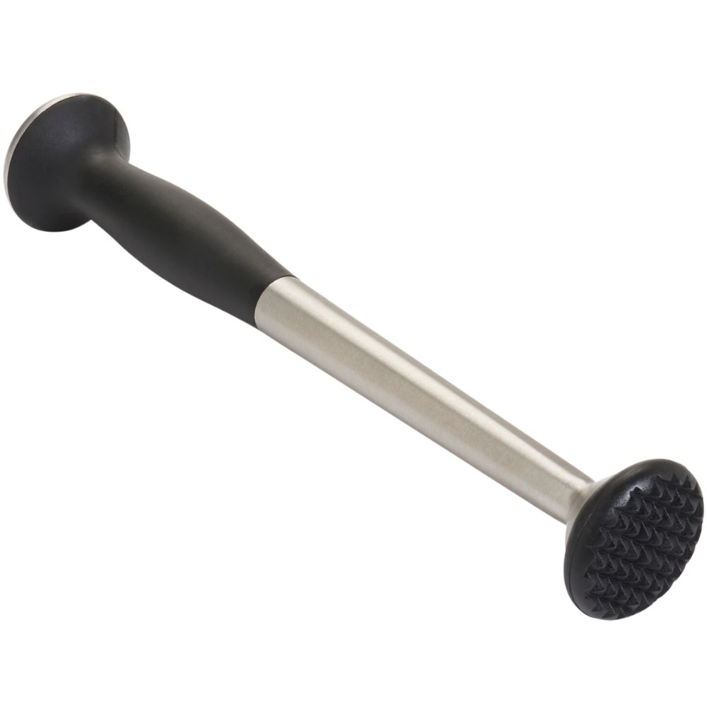 Cocktailstamper STEEL 23 cm, zwart, roestvrij staal, OXO