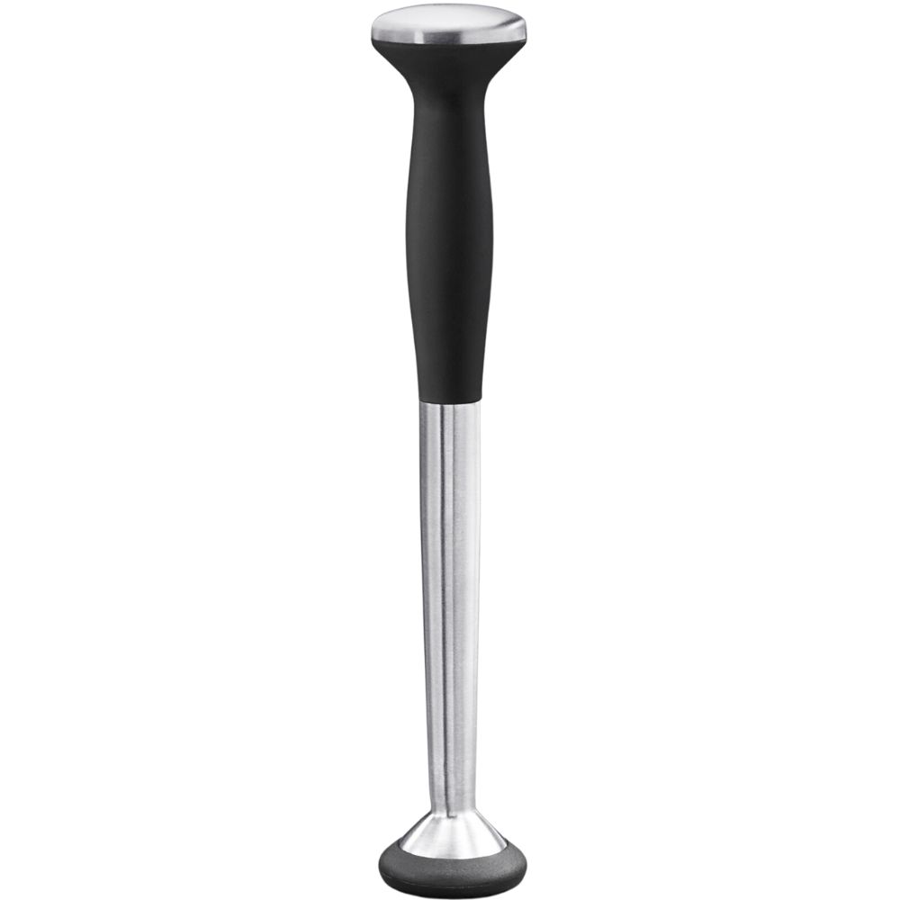 Cocktailstamper STEEL 23 cm, zwart, roestvrij staal, OXO