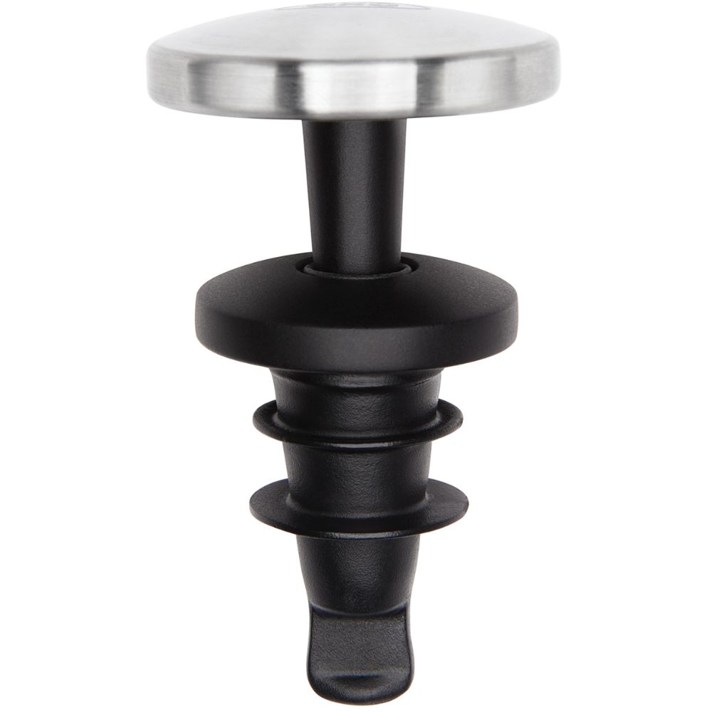 Wijnstopper STEEL, set van 2, zilver, roestvrij staal, OXO