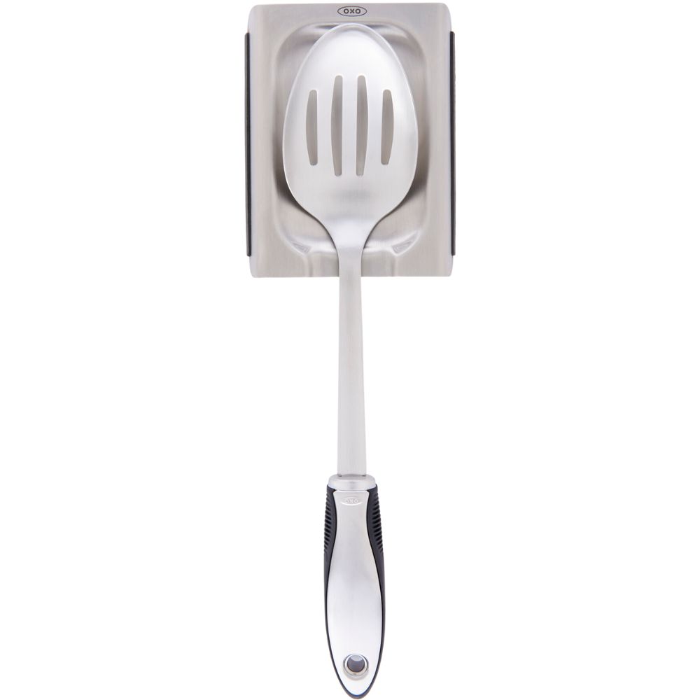 Gaatjeslepel STEEL 30 cm, zilver, roestvrij staal, OXO