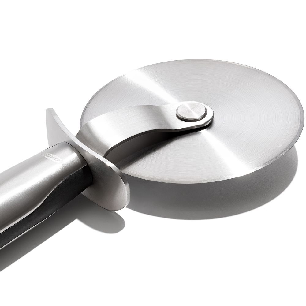 Pizzames STEEL 10 cm, zilver, roestvrij staal, OXO