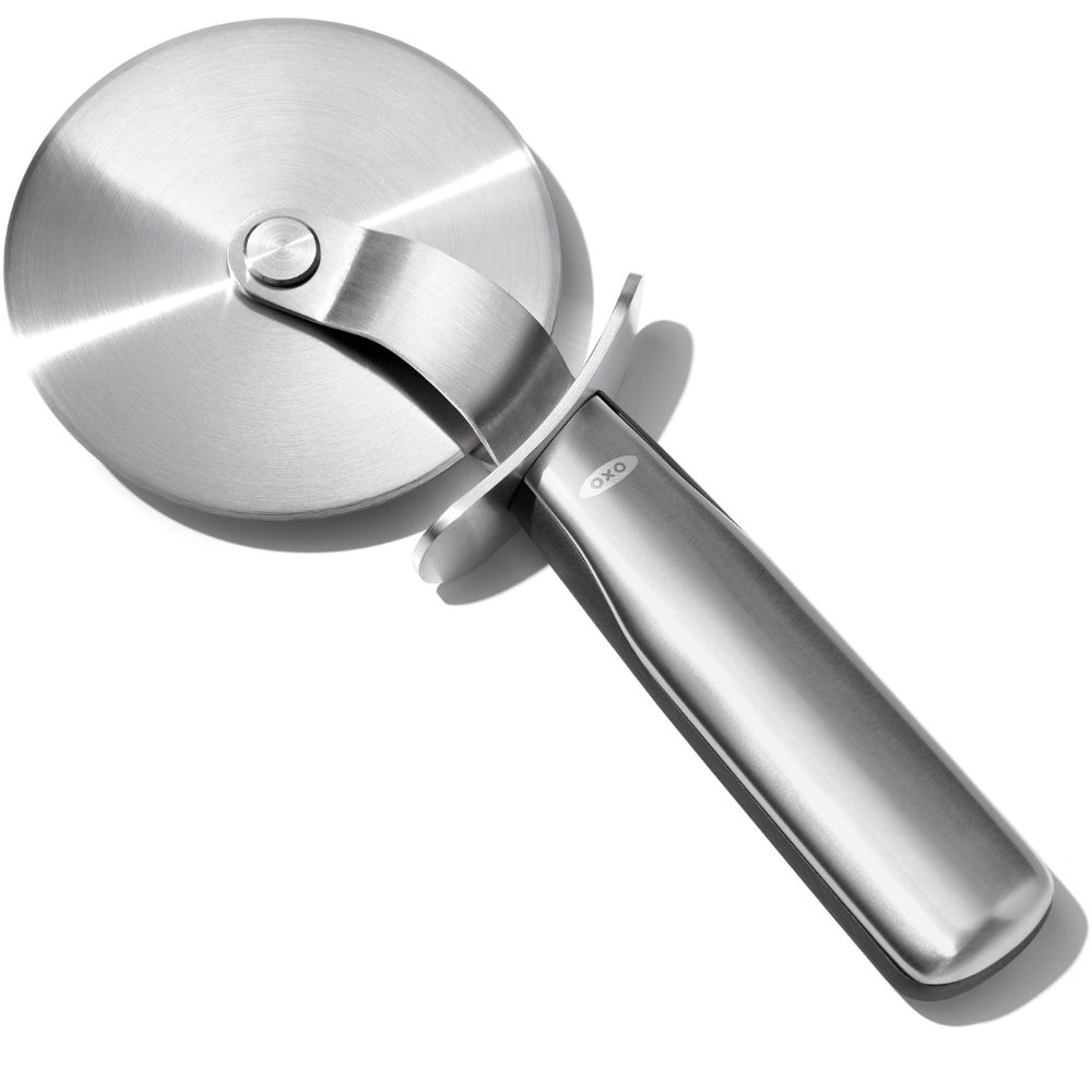 Pizzames STEEL 10 cm, zilver, roestvrij staal, OXO