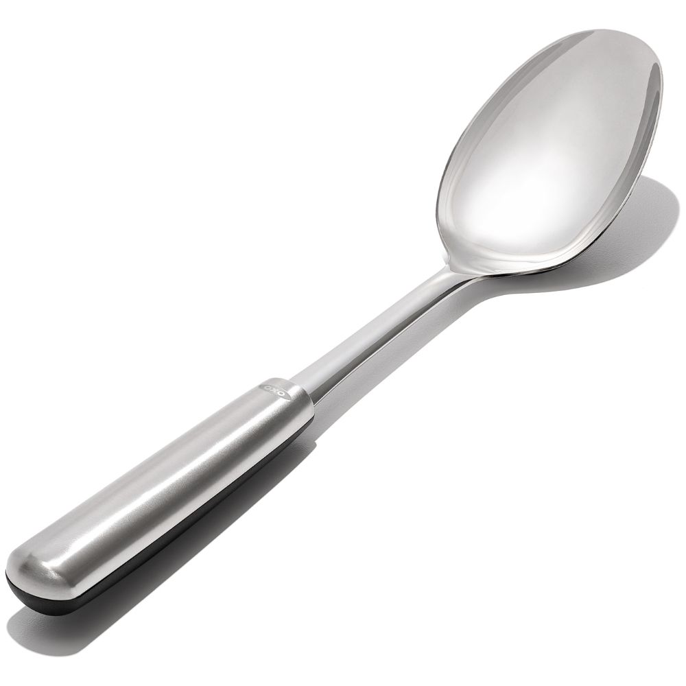Serveerlepel STEEL 32 cm, zilver, roestvrij staal, OXO