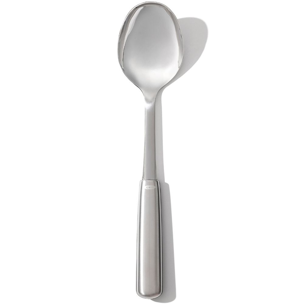 Serveerlepel STEEL 32 cm, zilver, roestvrij staal, OXO
