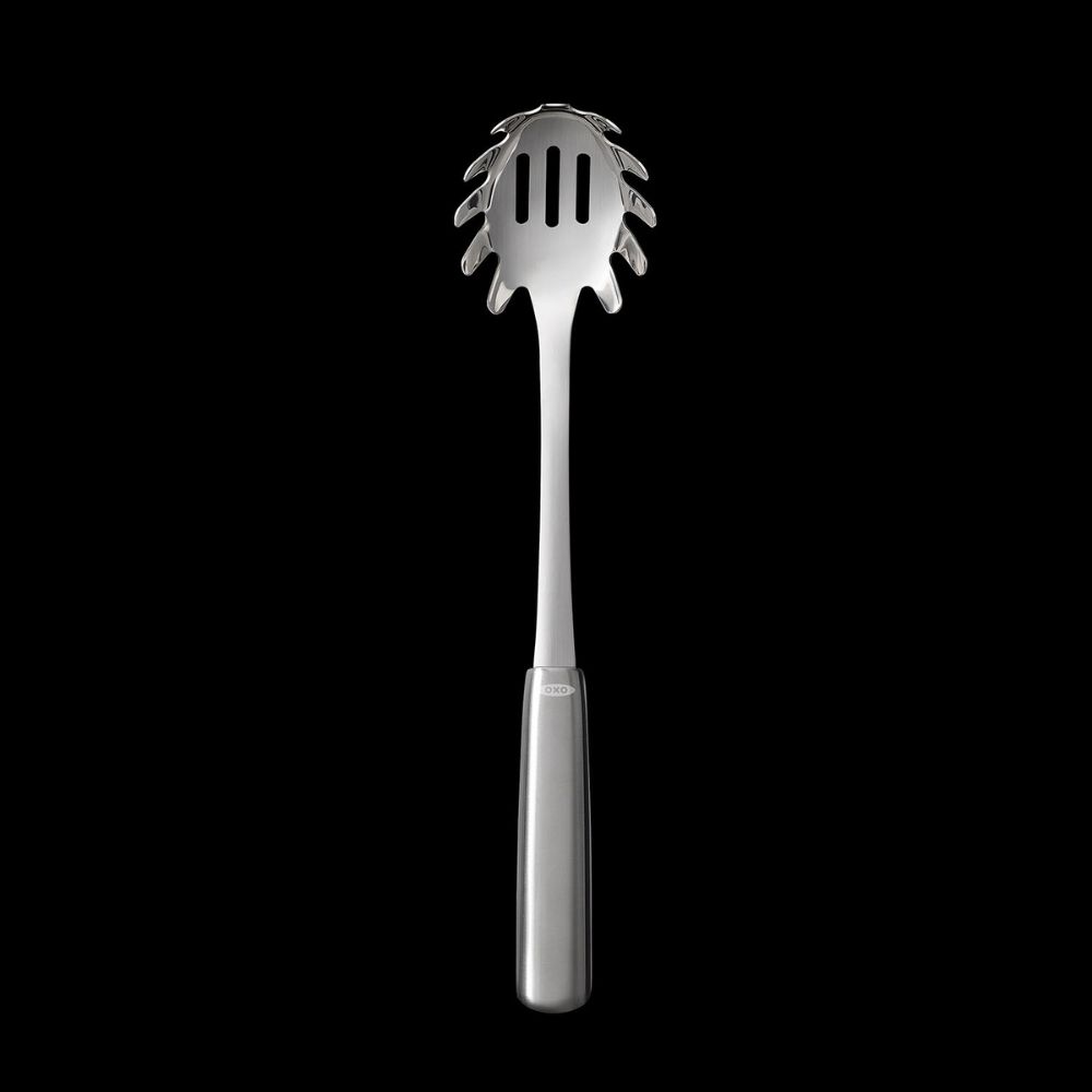 Spaghetti-lepel STEEL 32 cm, zilver, roestvrij staal, OXO
