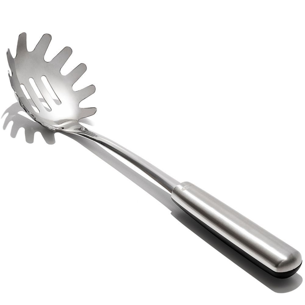 Spaghetti-lepel STEEL 32 cm, zilver, roestvrij staal, OXO