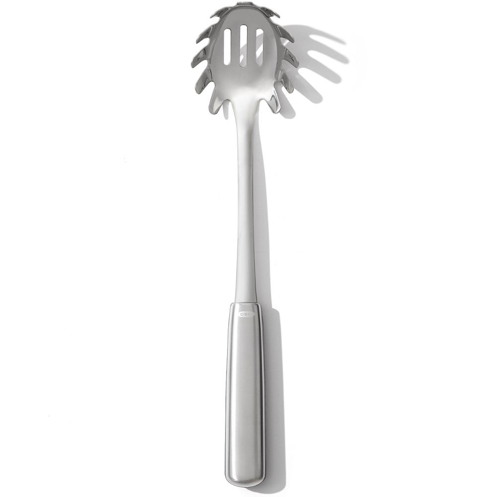 Spaghetti-lepel STEEL 32 cm, zilver, roestvrij staal, OXO