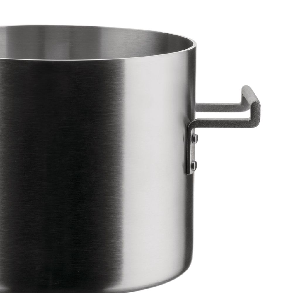 Pannenset CONVIVIO, 4-delig stuks, met deksels, roestvrij staal, Alessi