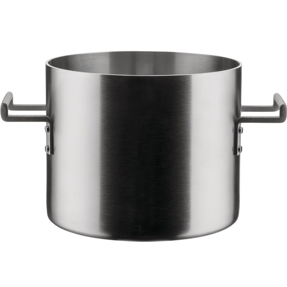 Pannenset CONVIVIO, 4-delig stuks, met deksels, roestvrij staal, Alessi