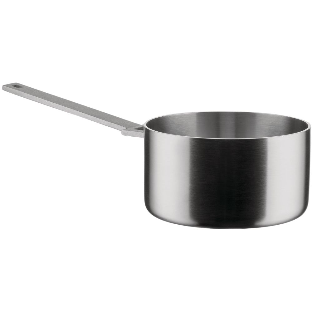 Pannenset CONVIVIO, 4-delig stuks, met deksels, roestvrij staal, Alessi