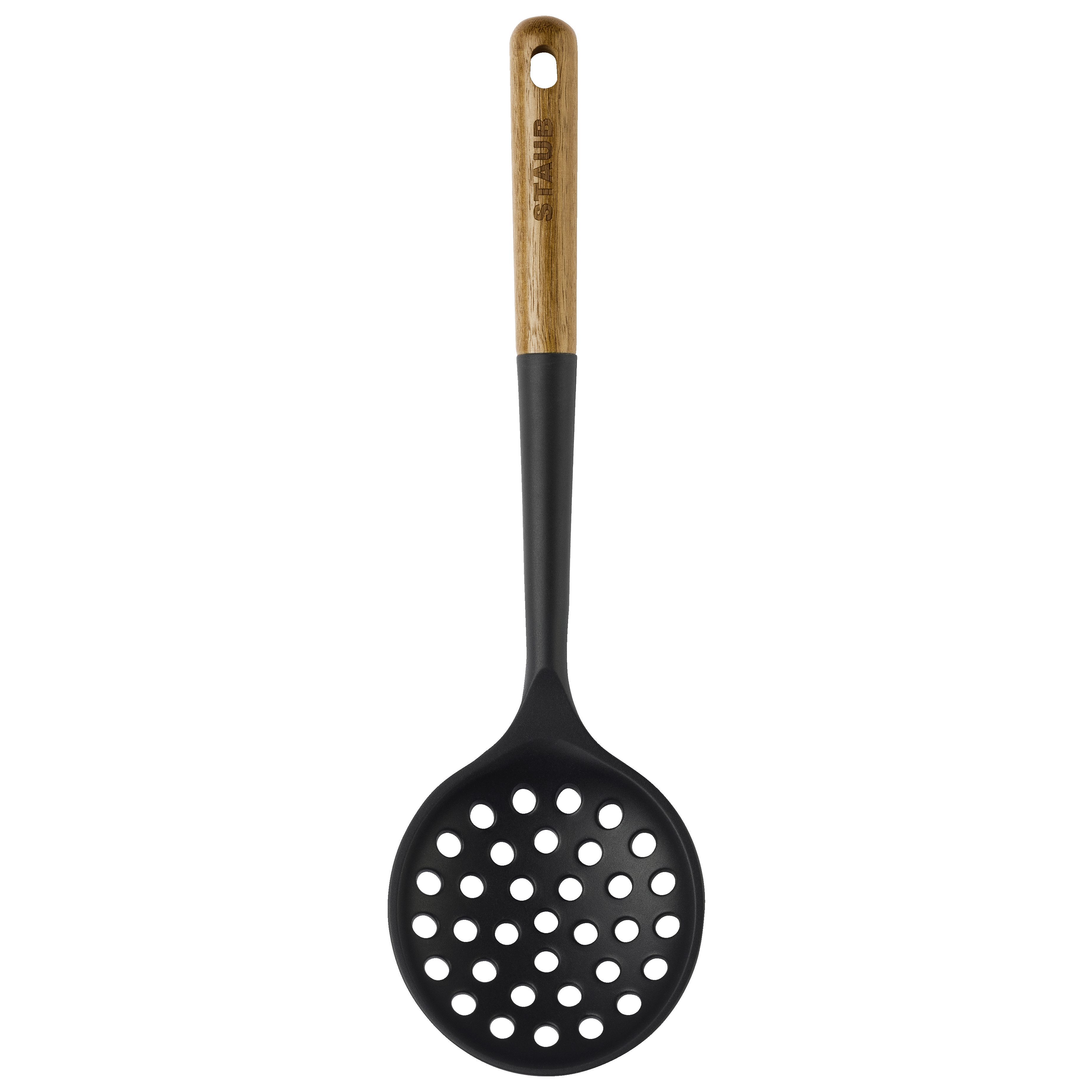 Schuimspaan 31 cm, bruin, silicone, Staub