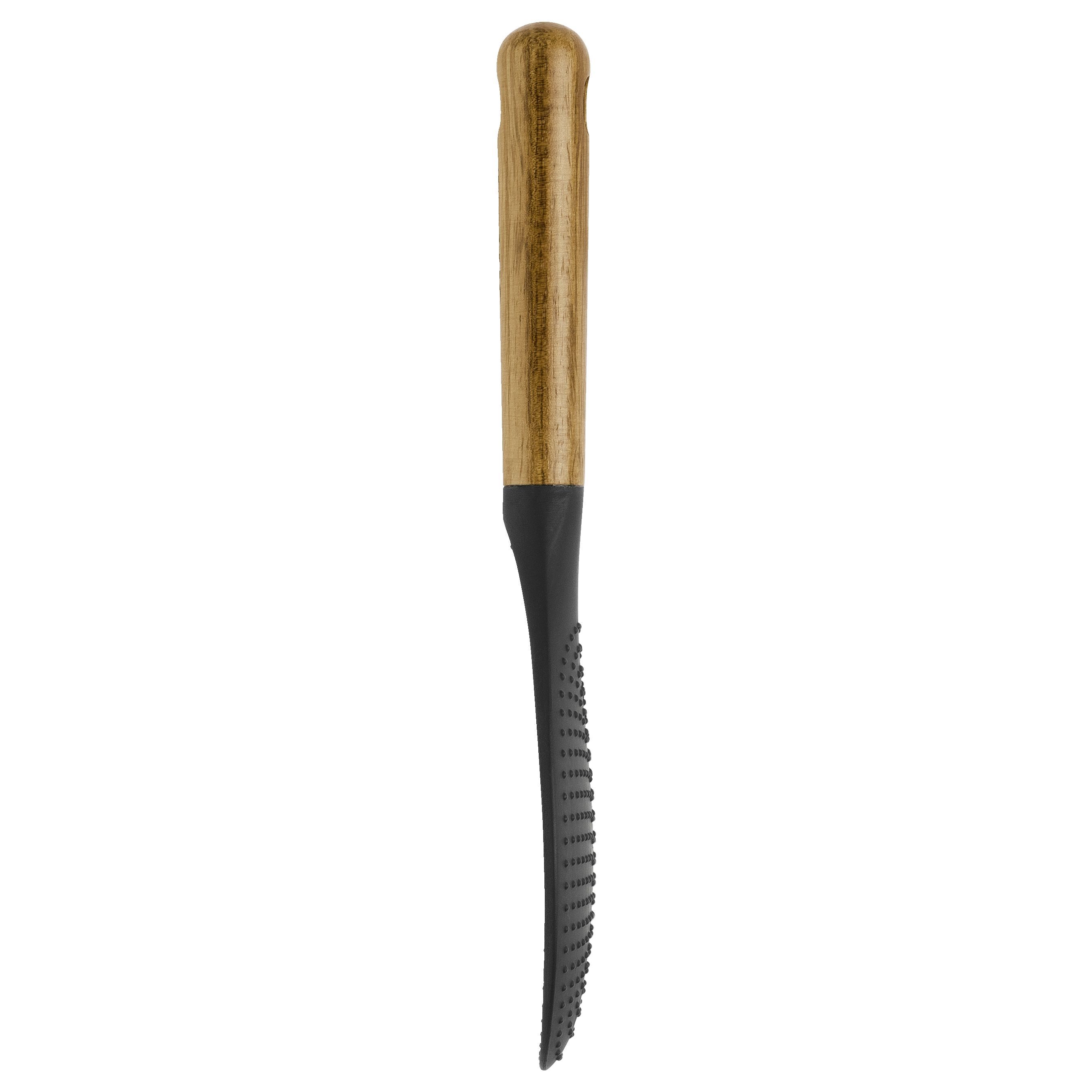 Pollepel 22 cm, voor rijst, bruin, siliconen, Staub