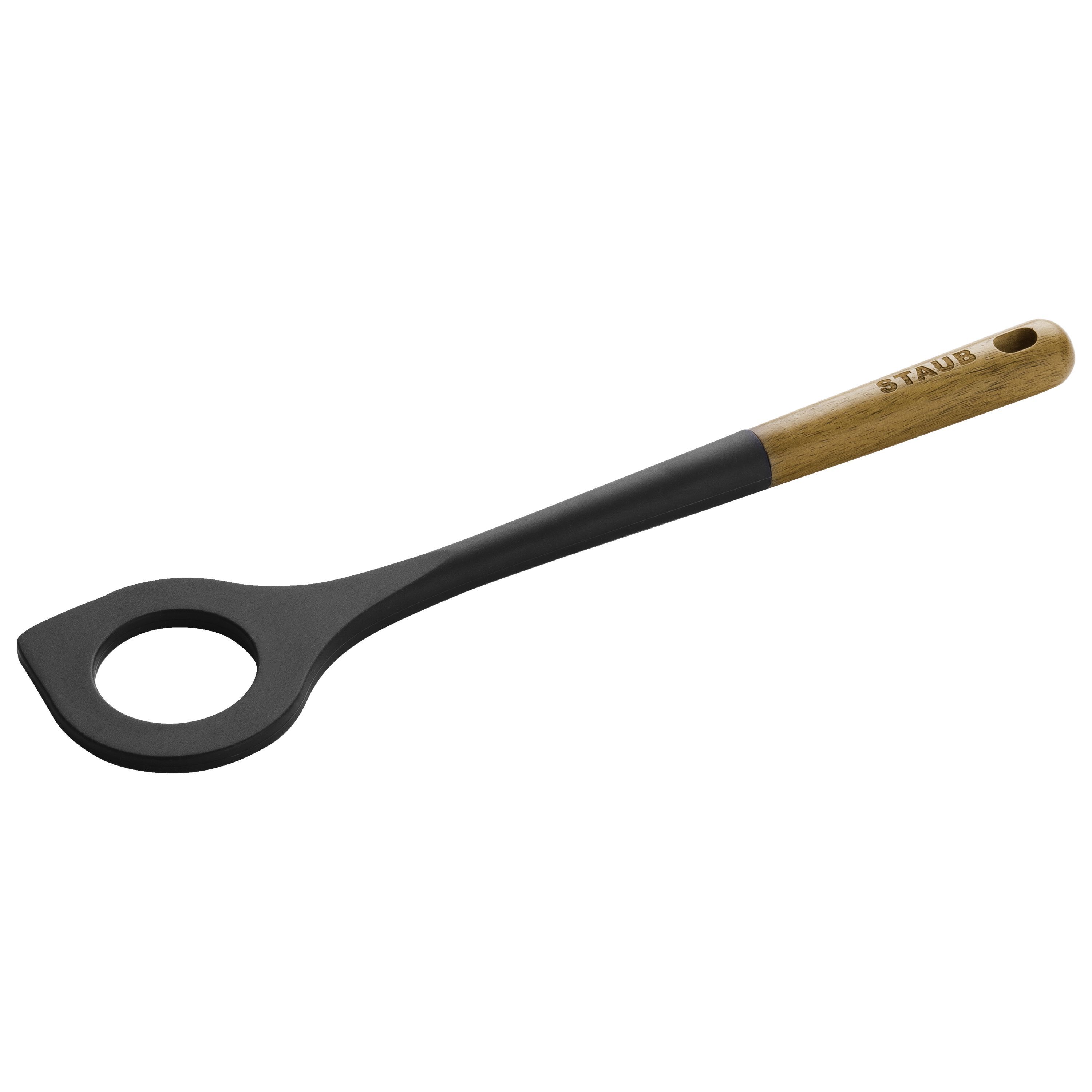 Risottolepel 31 cm, voor risotto, bruin, siliconen, Staub