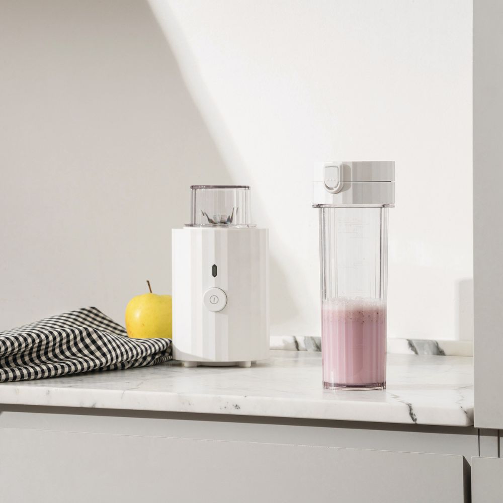 Vervangende blenderkan PLISSÉ 550 ml, wit, kunststof, Alessi