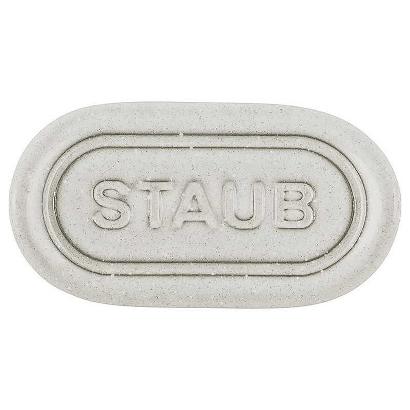 Besteksteun, set van 4 stuks, grijs, keramiek, Staub