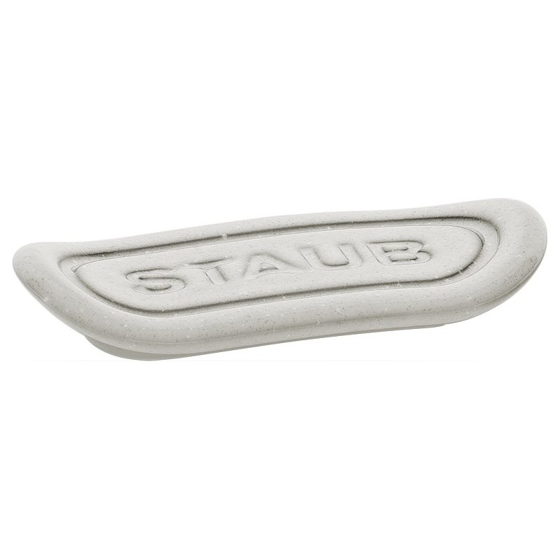 Besteksteun, set van 4 stuks, grijs, keramiek, Staub