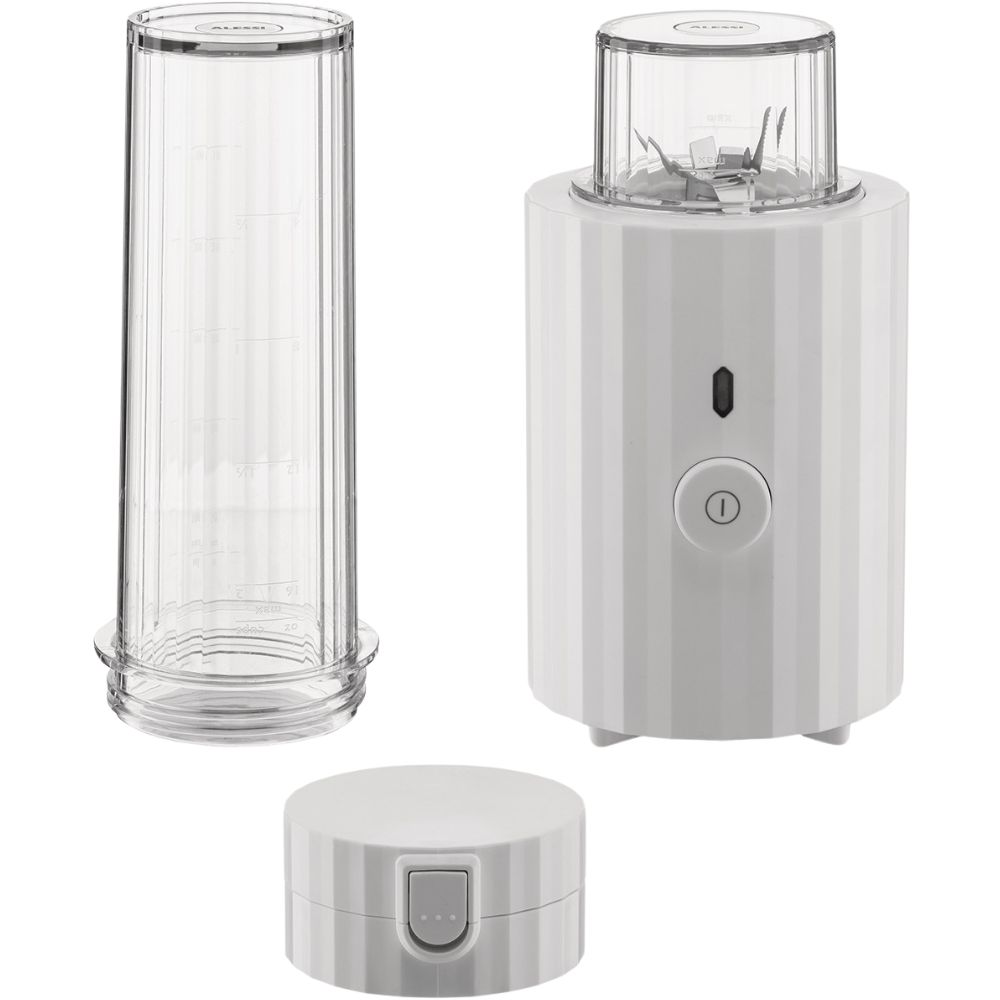 Smoothieblender PLISSÉ 550 ml, wit, kunststof, Alessi