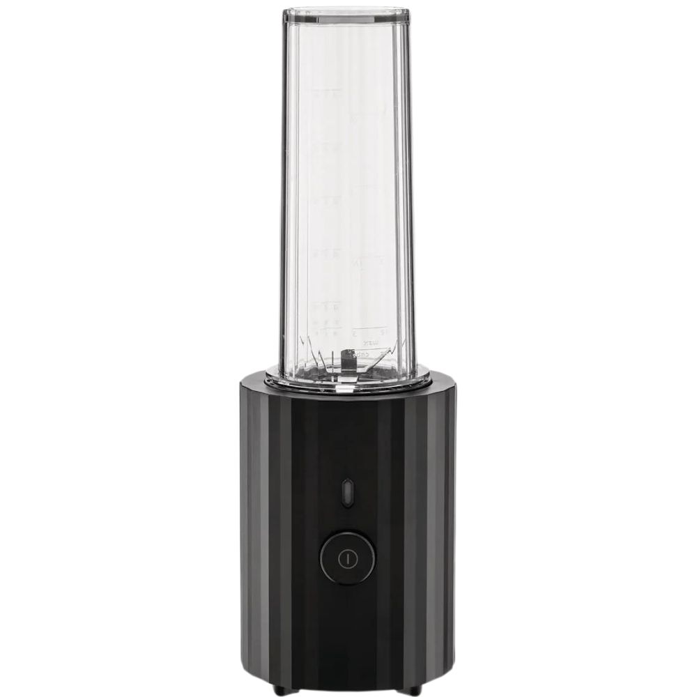Smoothieblender PLISSÉ 550 ml, zwart, kunststof, Alessi