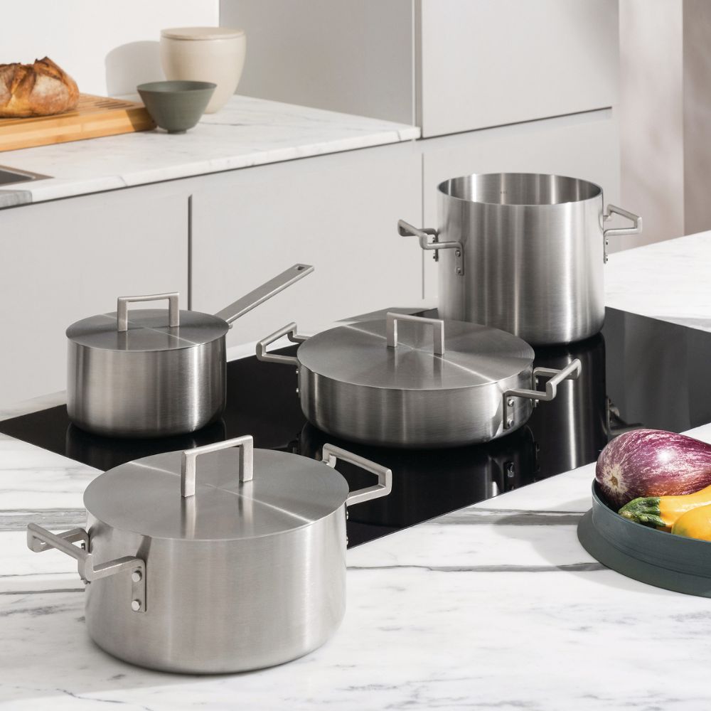 Deksel CONVIVIO 20 cm, roestvrij staal, Alessi