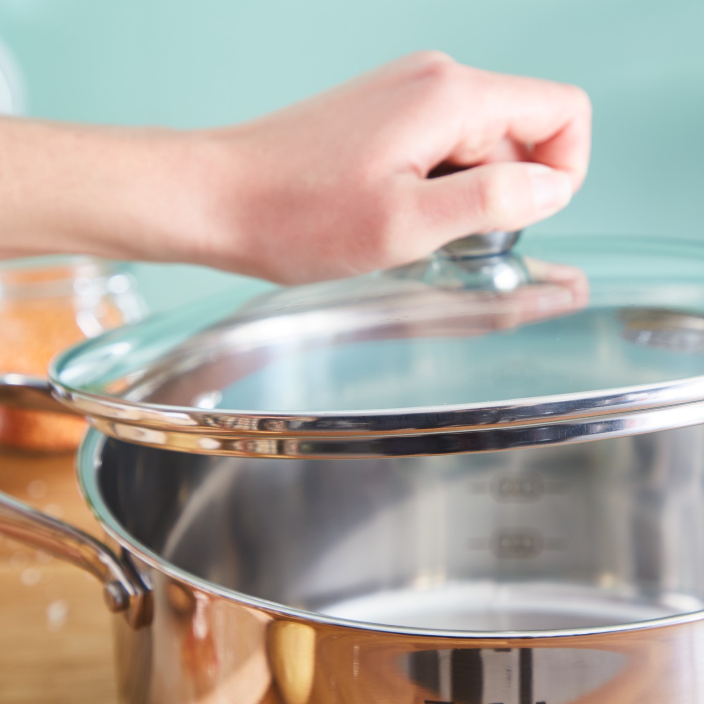 Pannendeksel 28097812 30 cm, glas, Tefal