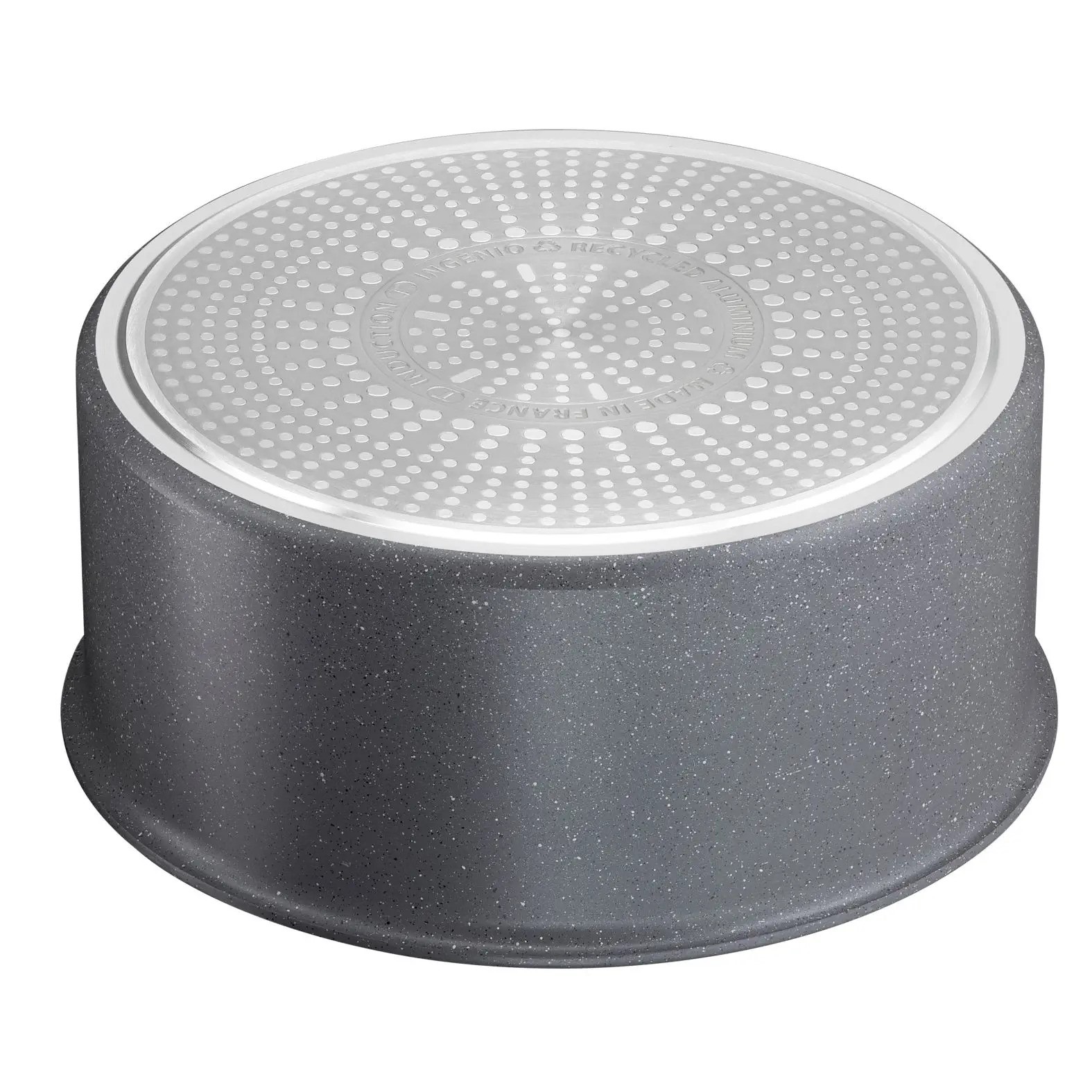 Pannenset INGENIO NATURAL FORCE L3969002, 4-delig, grijs, aluminium, Tefal