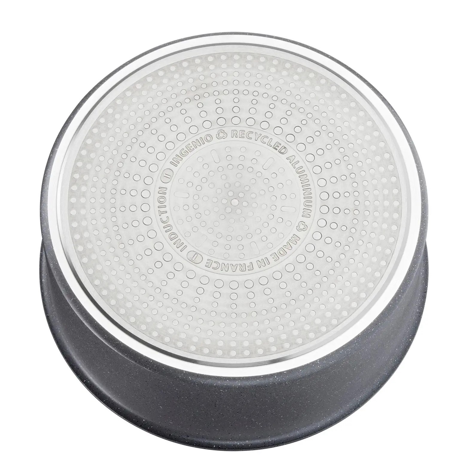 Pannenset INGENIO NATURAL FORCE L3969002, 4-delig, grijs, aluminium, Tefal