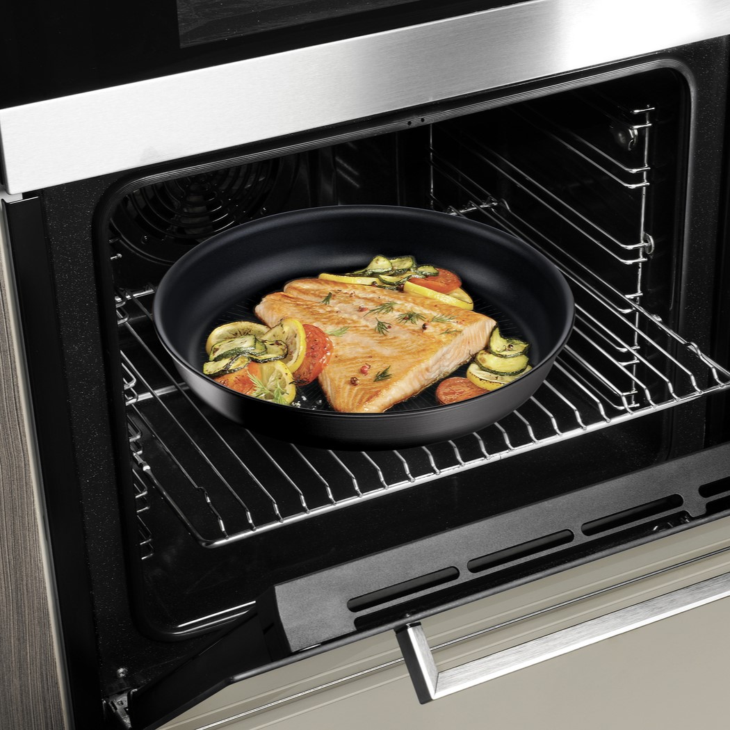Pannenset INGENIO ECO RESIST L3979102, 3-delig, zwart, aluminium, Tefal