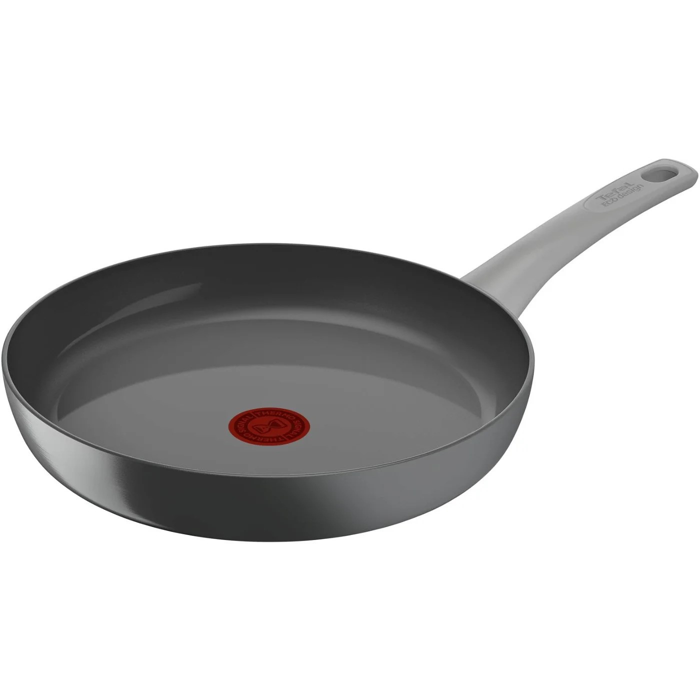 Koekenpannenset RENEW ON C4279132, set van 3, grijs, aluminium, Tefal