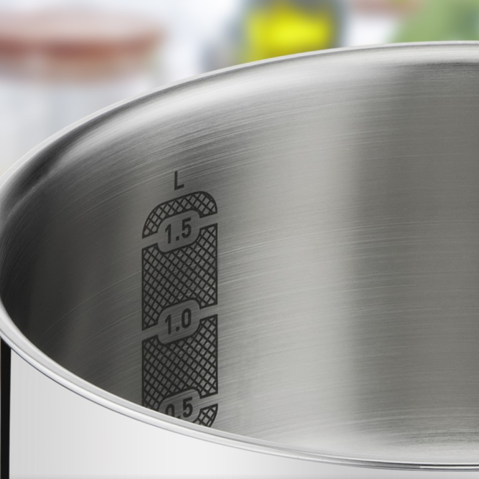 Pannenset DAILY COOK G712SA55, 10-delig, zilver, roestvrij staal, Tefal