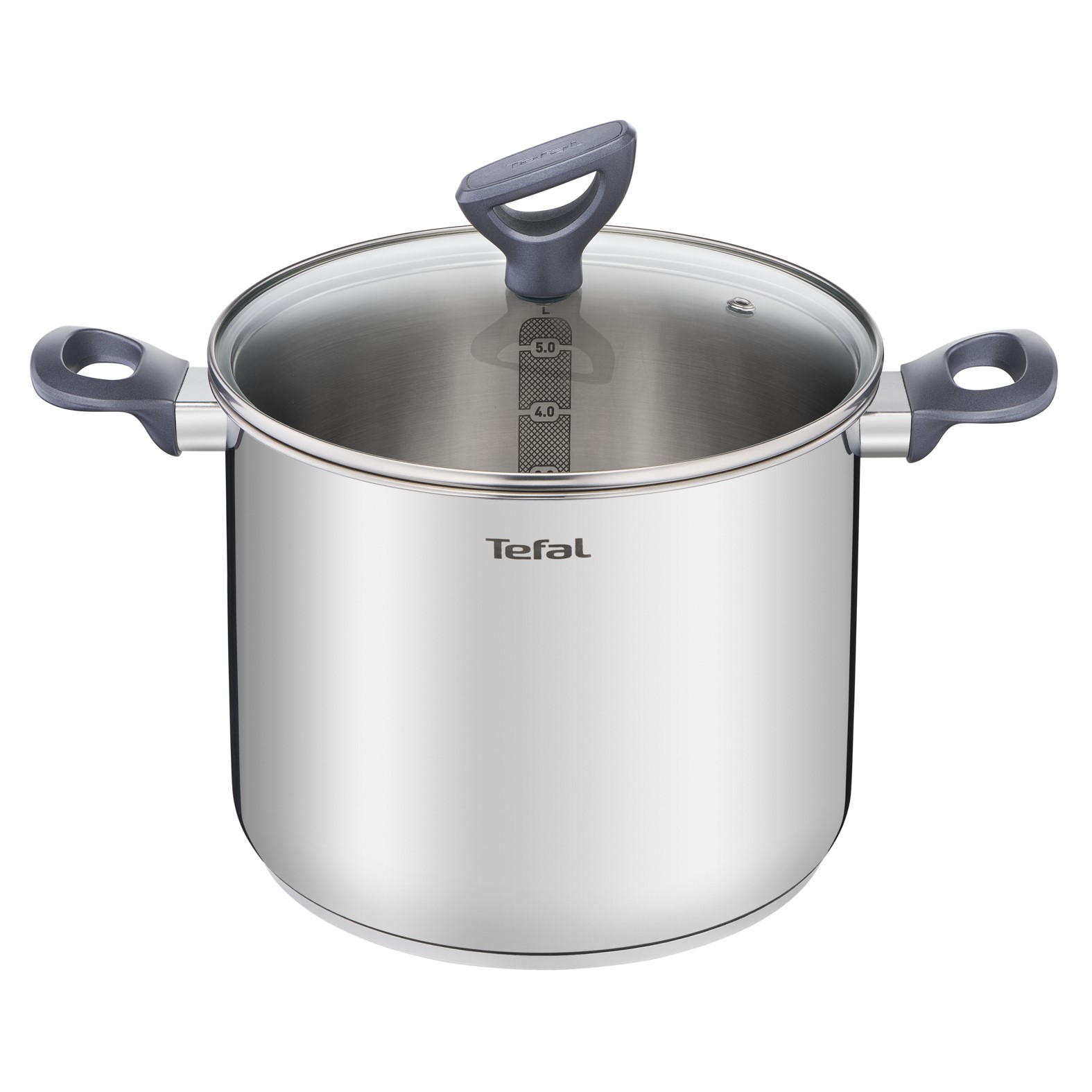 Pannenset DAILY COOK G712SA55, 10-delig, zilver, roestvrij staal, Tefal