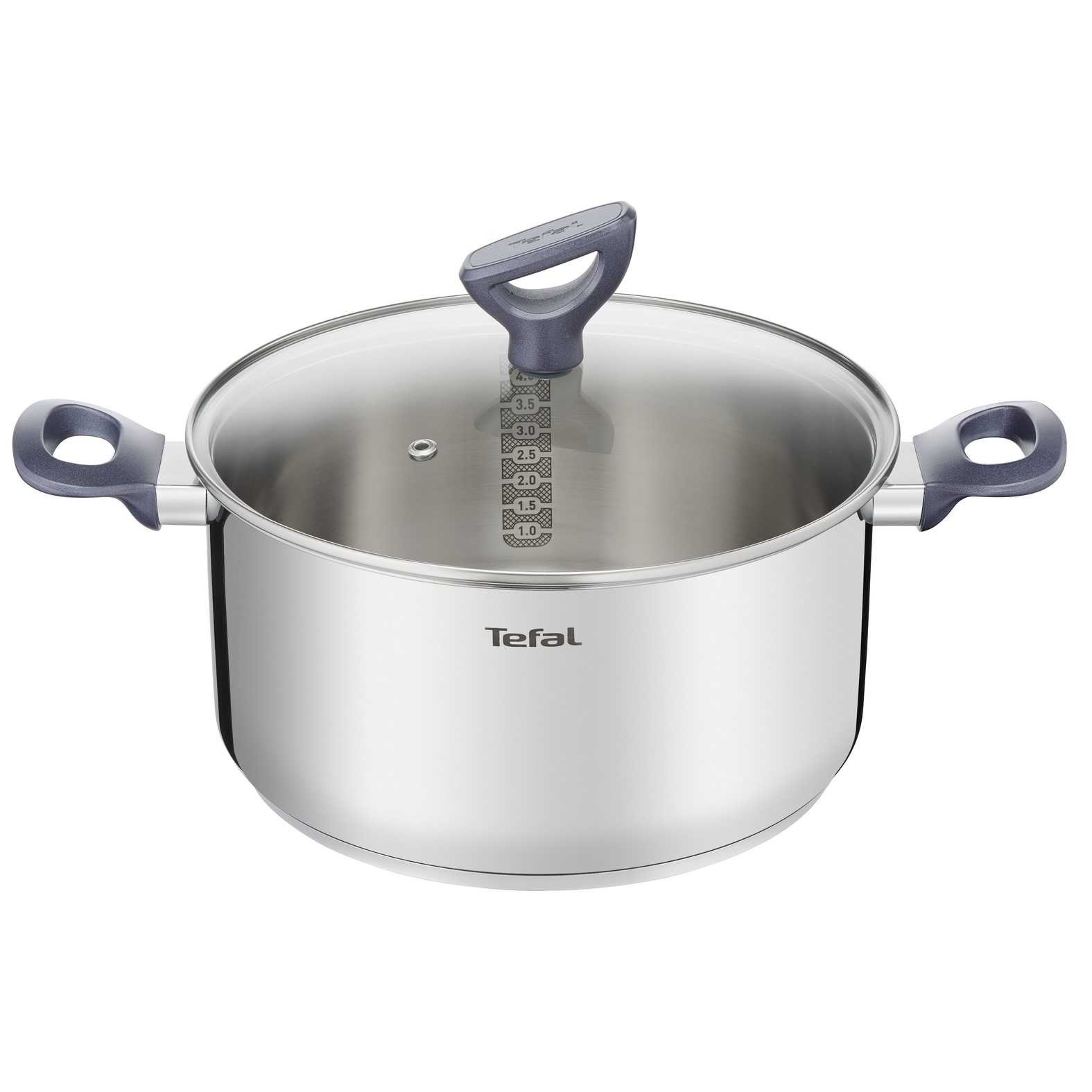Pannenset DAILY COOK G712SA55, 10-delig, zilver, roestvrij staal, Tefal