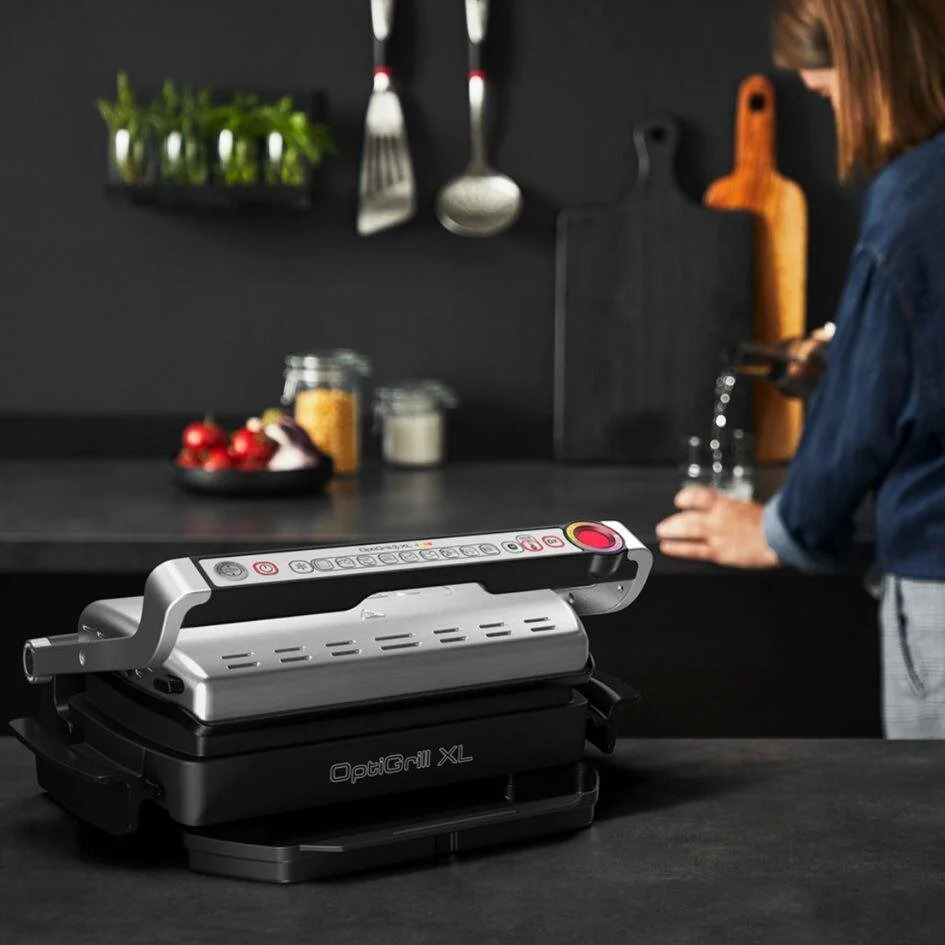 Contactgrill OPTIGRILL+ XL GC724D12 2000 W, met ovenschaal, Tefal