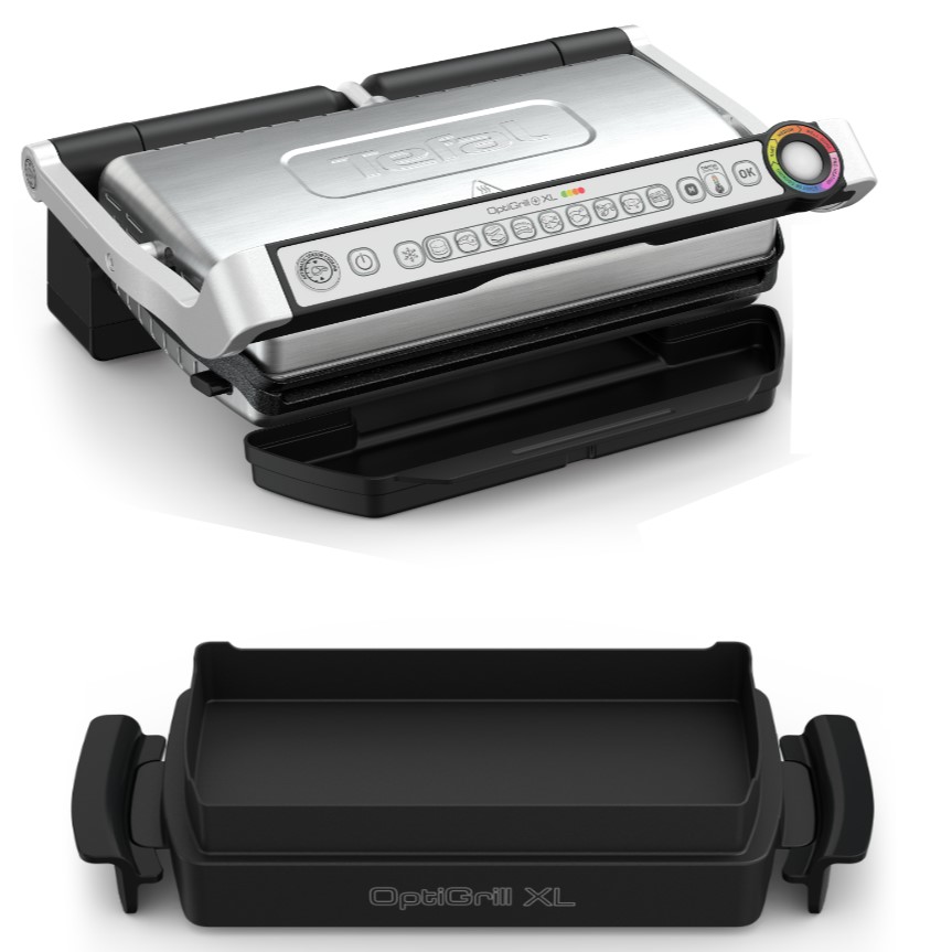 Contactgrill OPTIGRILL+ XL GC724D12 2000 W, met ovenschaal, Tefal